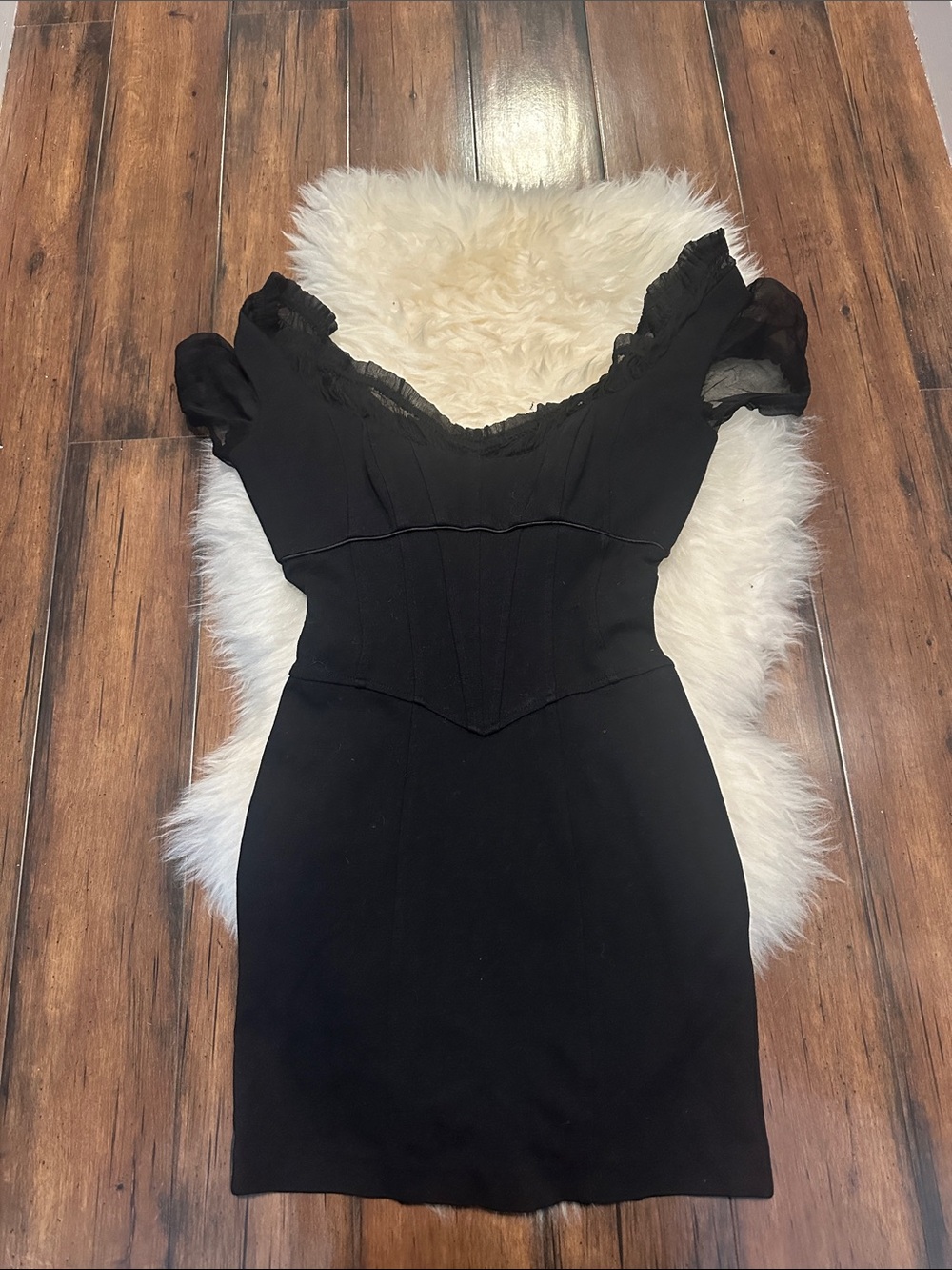 Worn once  mini BEBE dress